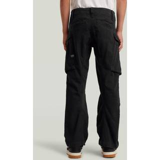 Boys 3D Cargo Regular Straight Pants - Black - boys