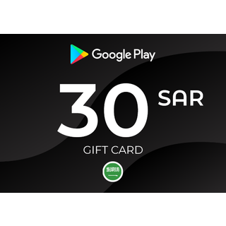 Google Play Gift Card 30 SAR Key - SAUDI ARABIA