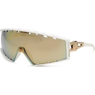 Philipp Plein Sport SSP005 4AOG 99 Solbriller Mænd Hvid - Glossy White - 99mm