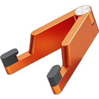 Sammenklappelig telefonholder i aluminiumslegering til smartphones/tablets 4-7 - orange