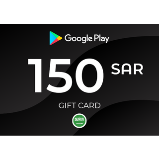 Google Play Gift Card 150 SAR Key - SAUDI ARABIA