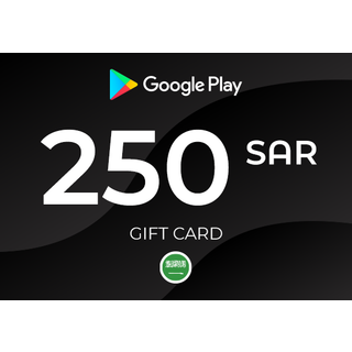 Google Play Gift Card 250 SAR Key - SAUDI ARABIA