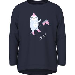 NAME IT Langærmet Bluse Vix Navy Blazer Yeehaw