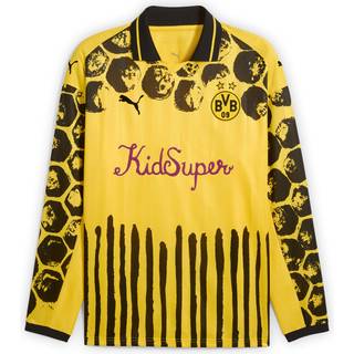 PUMA KIDSUPER x BORUSSIA DORTMUND Retro Shirt Men, Sport, Faster Yellow/Black, 3XL