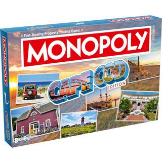 Monopol Board Game Cape Cod Edition: 2-6 Spelare Family Board Games for Kids and Adults Board Games for Kids 8 and Up for Kids and Adults Perfekt