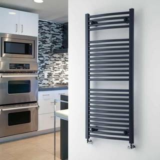 Titan Flad Håndklædetørrer 400x1200 Sort