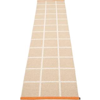 Pappelina Criss Plastikmåtte / Vanilla / Pale Orange 70x300 Cm - Plasttæpper Pvc Beige - CR6E730