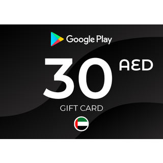 Google Play Gift Card 30 AED Key - UNITED ARAB EMIRATES