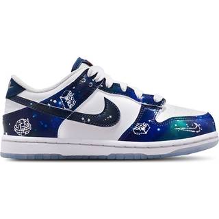 Nike Dunk Low x LEGO®-kollektionssko til mindre børn - hvid - 31