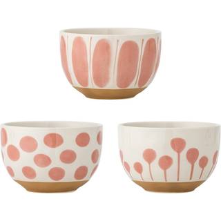 Bloomingville Linora skål 58 cl 3 dele Rose