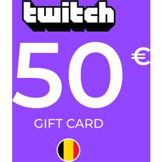 Twitch Gift Card 50 EUR Key - BELGIUM