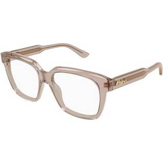 Chloé Kvinde CH0340O 009 Optiske stel Acetat Brun Transparent Geometrisk