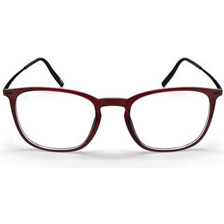 Silhouette Illusion Lite Fullrim 2962/75 3240 49 Briller Mænd Rød - Shiny Ruby Red - 49mm
