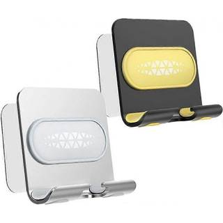 2 Pieces Shower Phone Mount Adjustable Wall Mount Phone Mount Self Adhesive Reusable Waterproof Holder for Phones and Tablets