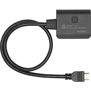 Luxorparts Kompakt 4K HDMI-switch/splitter 2-vejs
