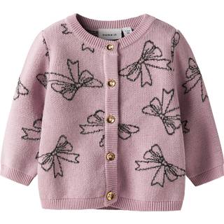 Sløjfe-detalje Strikket Cardigan