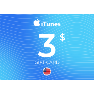 Apple iTunes Gift Card 3 USD Key - UNITED STATES
