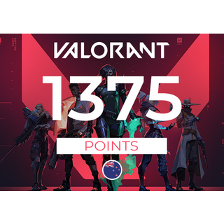 VALORANT Gift Card - 1375 Valorant Points Key - NEW ZEALAND