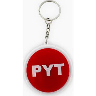 Pyt-knap nøglering (På lager i butik)