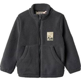 WHEAT Kid's Helge Fleecejakke Børn størrelse 116 farve grå