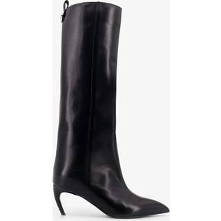 The Attico Lea 65 leather knee-high boots - black - EU 41