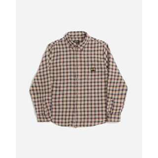 Flannel Shirt - Easy Natural Plaid - L