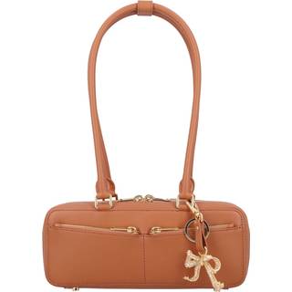 Self-Portrait Small leather shoulder bag - brown - One Size