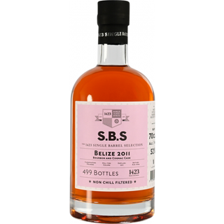 S.B.S. Belize 2011 Bourbon & Cognac Cask Rom 52%