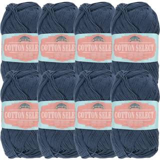 Jubileeyarn Cotton Select Yarn - Sport Weight - 50G/Skein - Imperial Blue - 8 Skeins