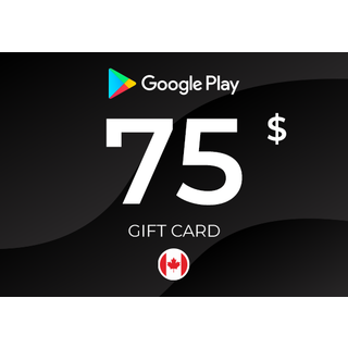 Google Play Gift Card 75 CAD Key - CANADA
