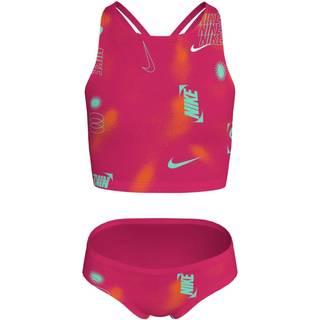 Nike Nike Pink Brand Blast Spiderback Midkini Bikini Set