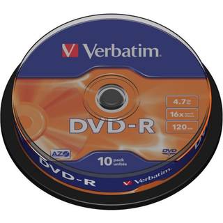 Verbatim DVD-R på spindel - 10-pak