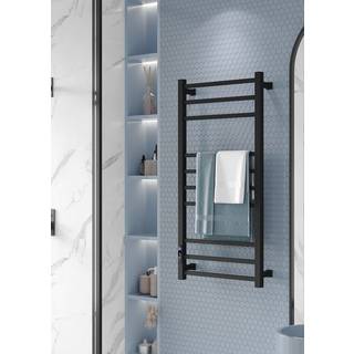 Elektra Square Håndklædetørrer El Sort