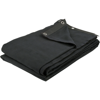 Deco molton bagtæppe. 160 g/m². 3 x 4 meter (BxH). Sort