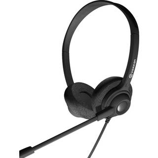 Voxicon Vx-u220 Duo Usb-c Headset Med Støjreducerende Mikrofon Til Teams Usb-c Sort