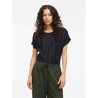 Vitahlia Rund Udskæring Top Med Korte Ærmer