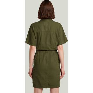 Soft Utility Dress - Green - Women