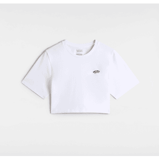 Vans - Style 76 Crop T-Shirt, Woman, White, Size: XXL - White - XXL