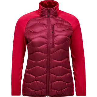 Peak Performance Helium Hybrid dunjakke, vinrød