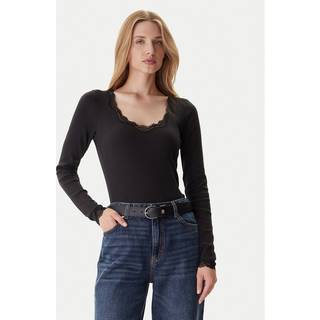 Lace Trim Relaxed Lounge Top