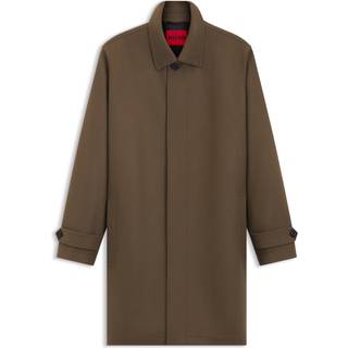 Bilfrakke i en uldblanding