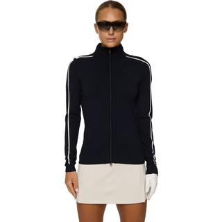 J. LINDEBERG Layer Aubree strikket lynlås, navy