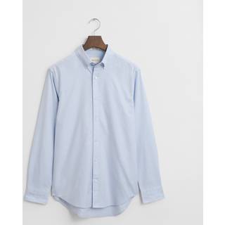 GANT Herre Regular fit pinpoint Oxford-skjorte (S) Blå
