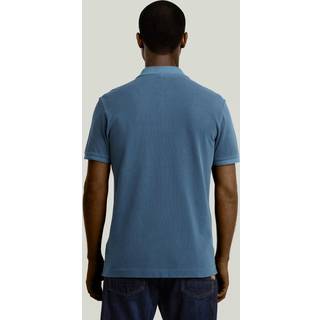 Oluv Slim Polo - Medium blue - Men