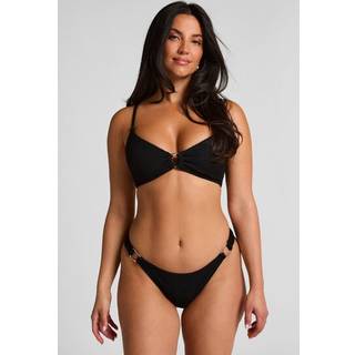 Hunkemöller Cairo bikinititrusser med høj benudskæring sort - 2XL