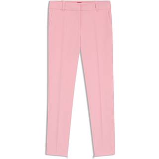 Slim fit bukser med lynlåssømme