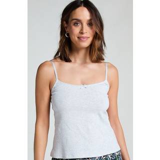 Hunkemöller Pointelle pyjamastop Grå - XS