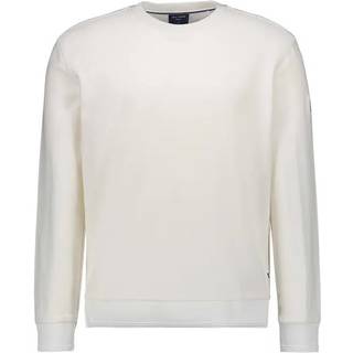 OLYMP Herren Sweatshirt weiß unifarben
