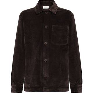KnowledgeCotton Apparel Stretched 8-Wales Corduroy Skjorte Herrer størrelse S farve sort