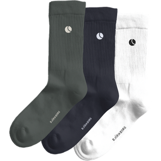 Björn Borg Core Crew Socks 3-pack Grøn, 41-45